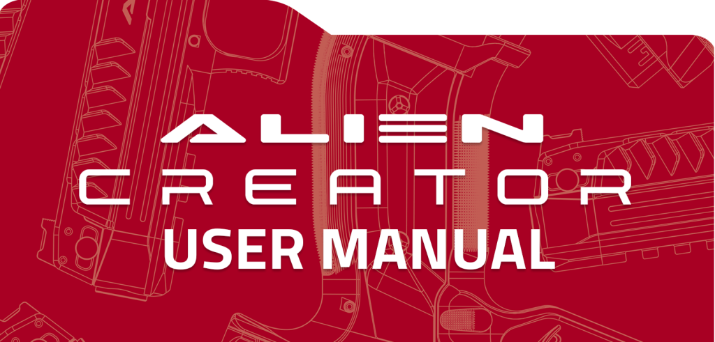 Laugo Arms Alien Creator használati útmutató