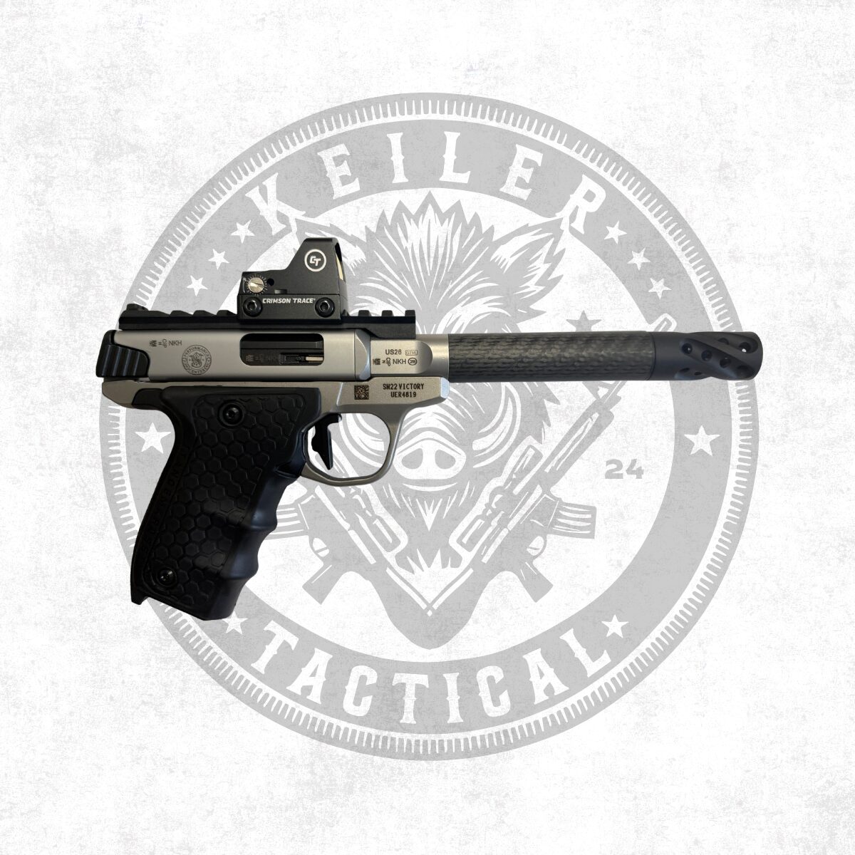 S&W Victory Target Fluted Barrel Optic