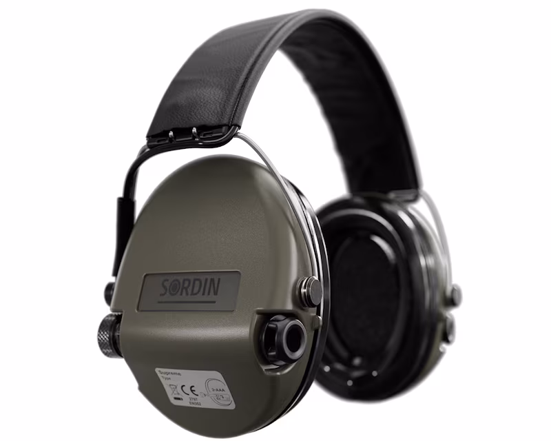 Sordin Supreme Pro (Green PVC Black leather) - Image 2