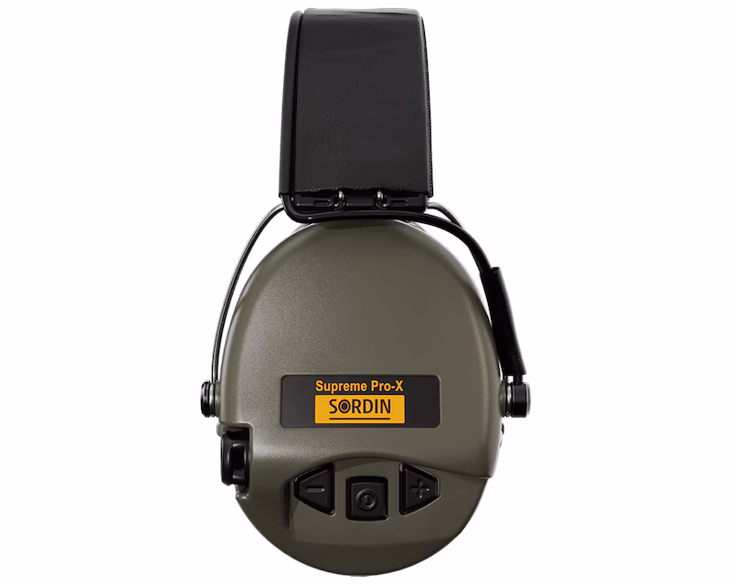 Sordin Supreme Pro X (Green PVC Black leather) - Image 2