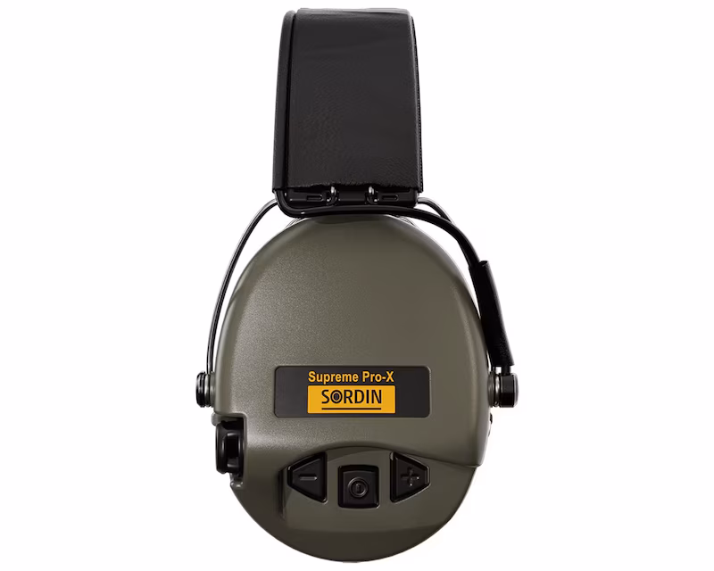 Sordin Supreme Pro X (Green GEL Black leather) - Image 4
