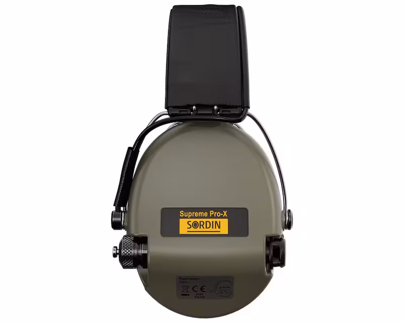 Sordin Supreme Pro X (Green GEL Black leather) - Image 5