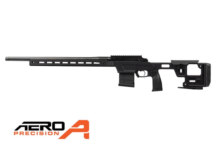Aero Precision SOLUS Competition Rifle 6.5 Creedmoor precíziós ismétlőpuska, 22 hüvelykes Sendero csővel és fekete SOLUS Competition alvázzal