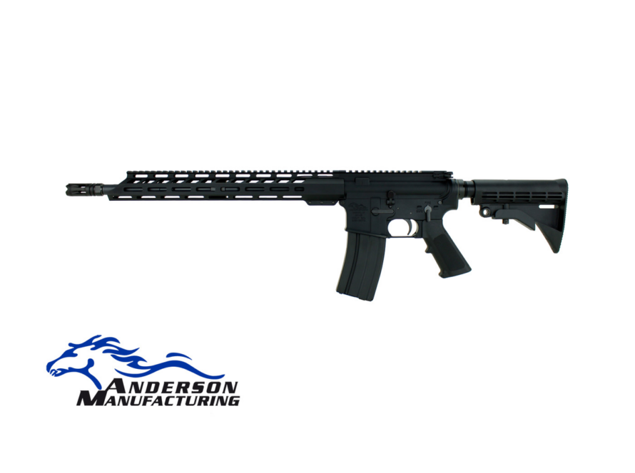 Anderson AM-15 M5L 5,56×45 mm NATO félautomata AR-15 karabély, 16 hüvelykes csővel, M-LOK előaggyal és hatállású M4 válltámasszal