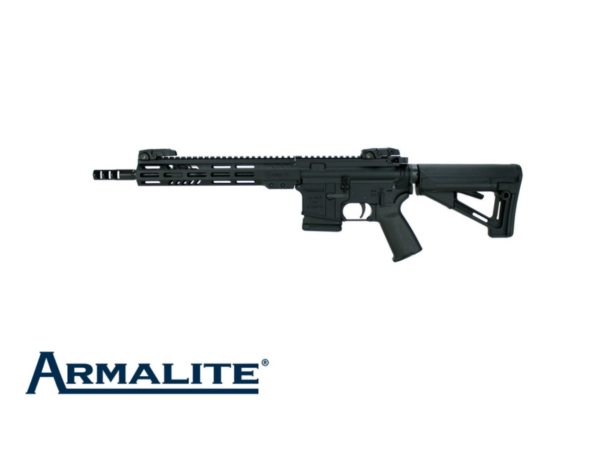 ArmaLite M-15 Tactical SBR 5,56×45 mm NATO félautomata AR-15 karabély 11,5 hüvelykes csővel, M-LOK előaggyal és Magpul STR válltámasszal