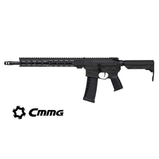 CMMG RESOLUTE Mk4 .22 LR félautomata kiskaliberű sportkarabély, 16,1 hüvelykes csővel, EML előaggyal és RIPSTOCK válltámasszal