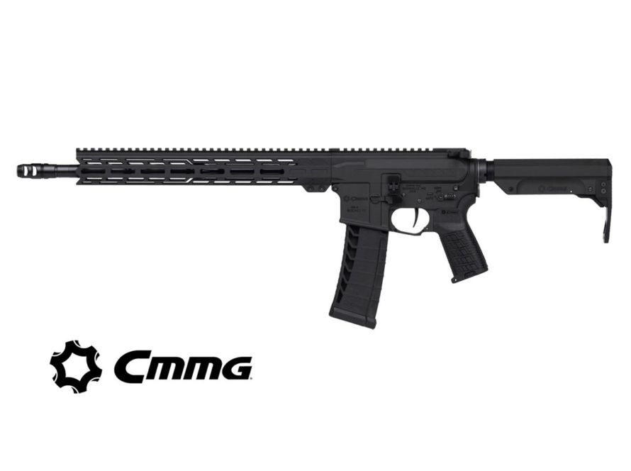 CMMG RESOLUTE Mk4 .22 LR félautomata kiskaliberű sportkarabély, 16,1 hüvelykes csővel, EML előaggyal és RIPSTOCK válltámasszal